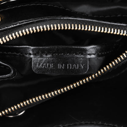 Burberry Lambskin Small Hepburn Satchel Black 7 of 8