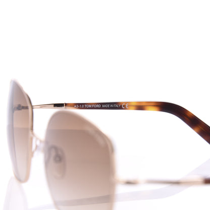Tom Ford Acetate Georgina Sunglasses TF499 Tortoise 6 of 7