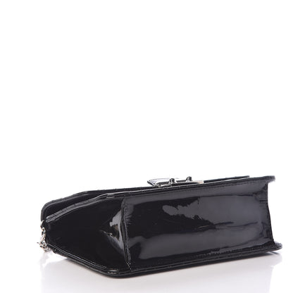 Christian Dior Patent Cannage Miss Dior Promenade Pouch Black 4 of 12