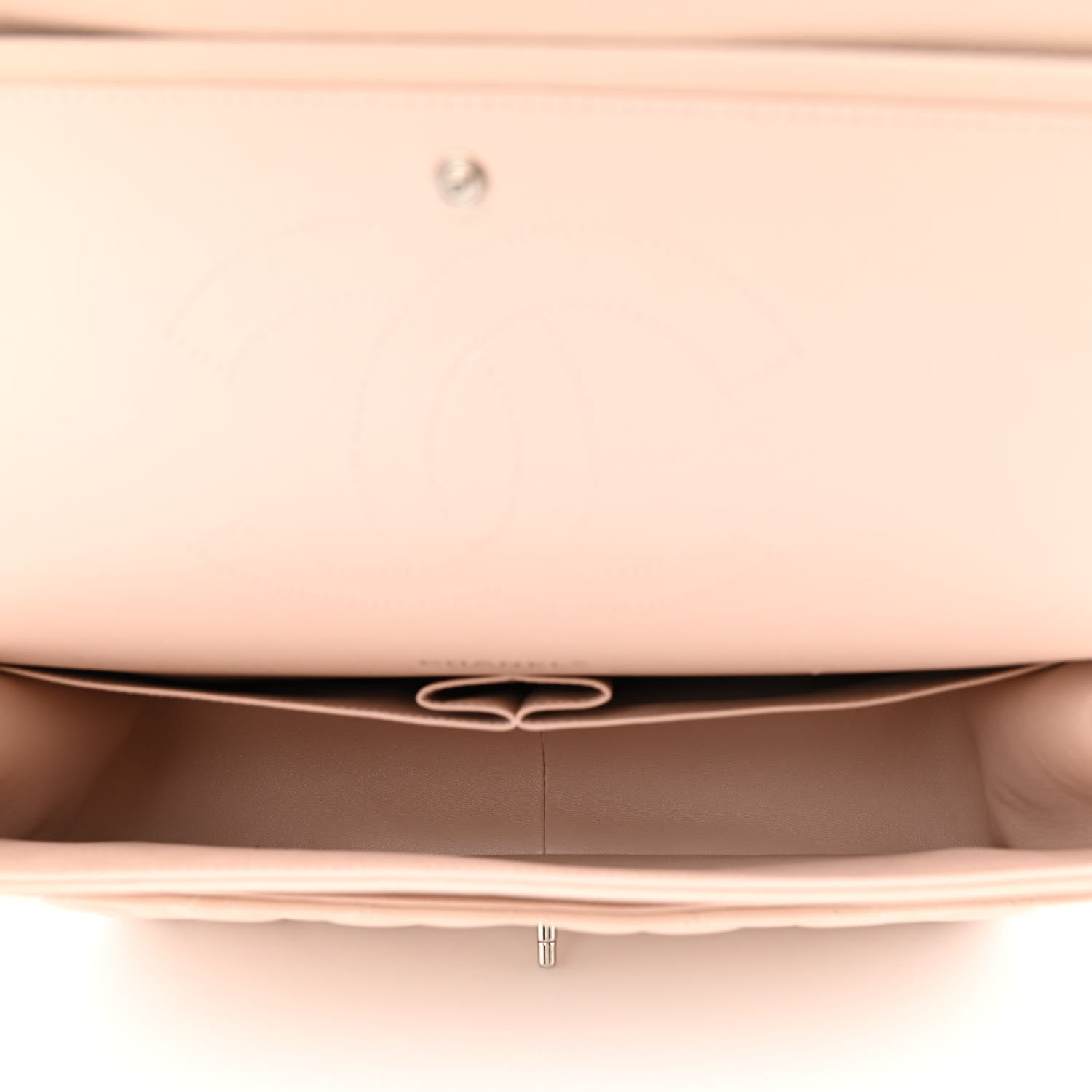 Chanel Caviar Quilted Maxi Double Flap Beige 4 of 10