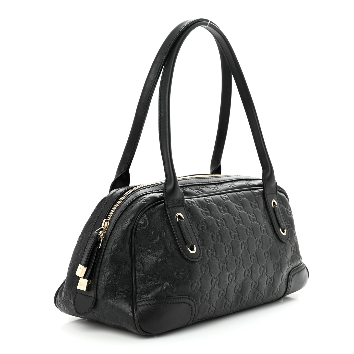 Guccissima Small Princy Satchel Black