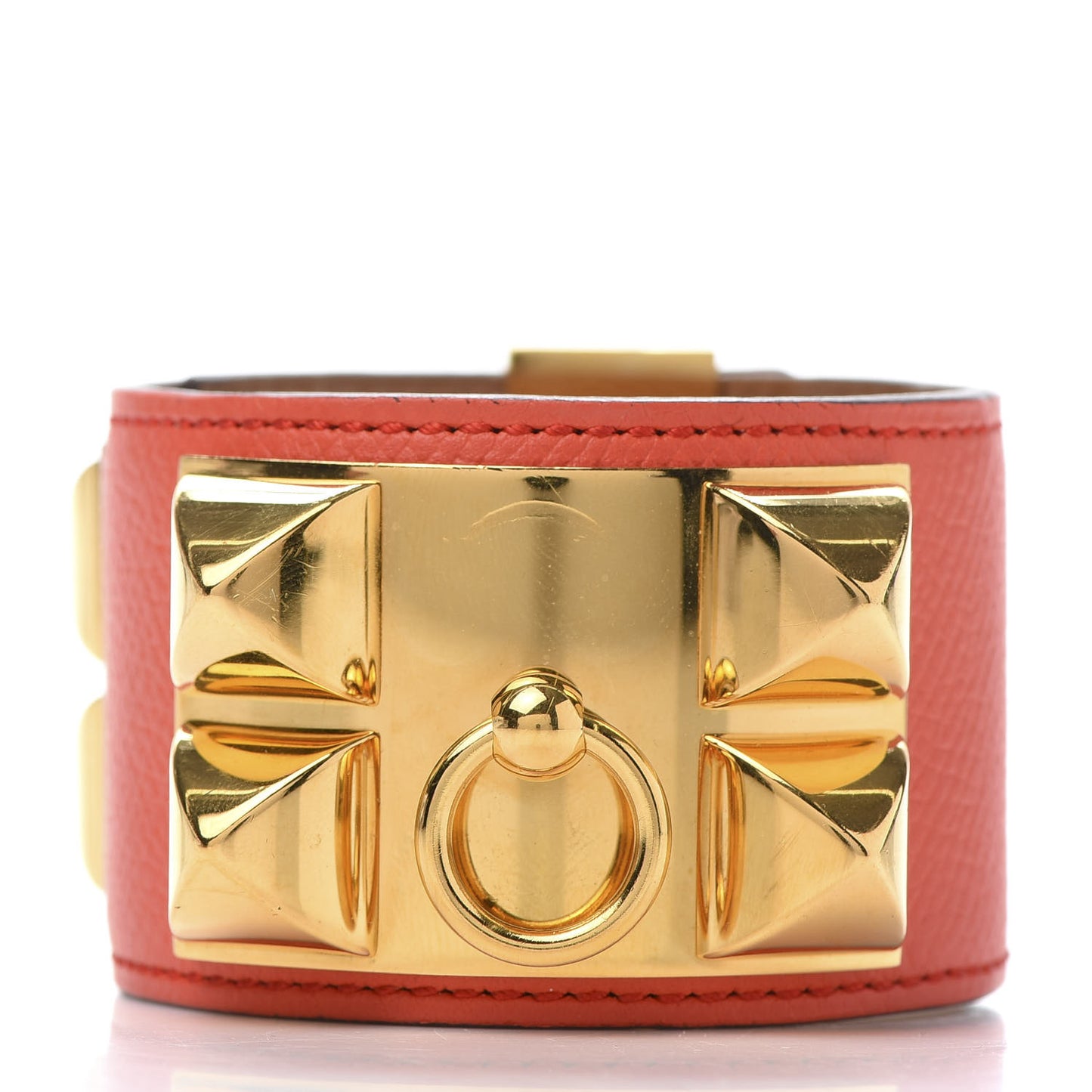 Epsom Collier de Chien CDC Bracelet S Orange Poppy