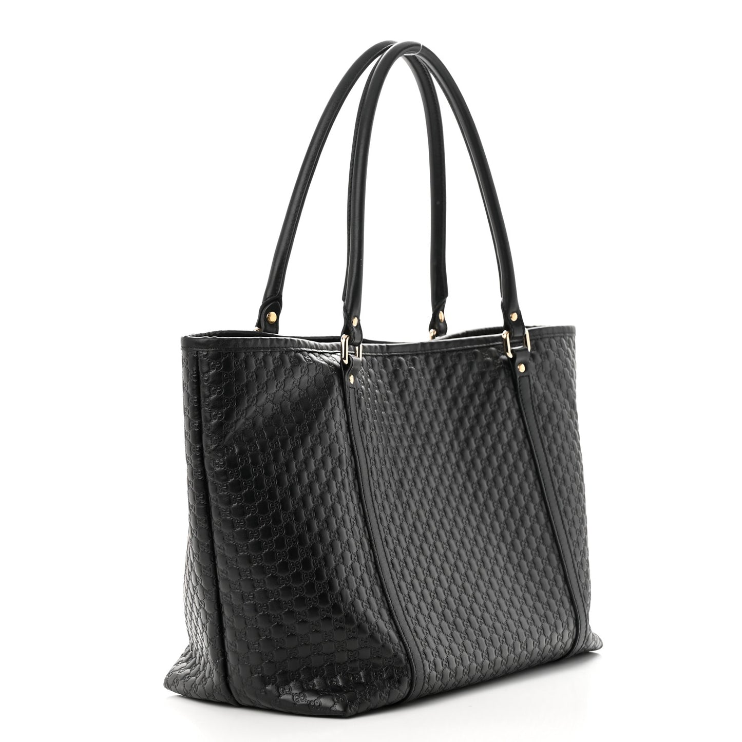 Microguccissima Medium Joy Tote Black