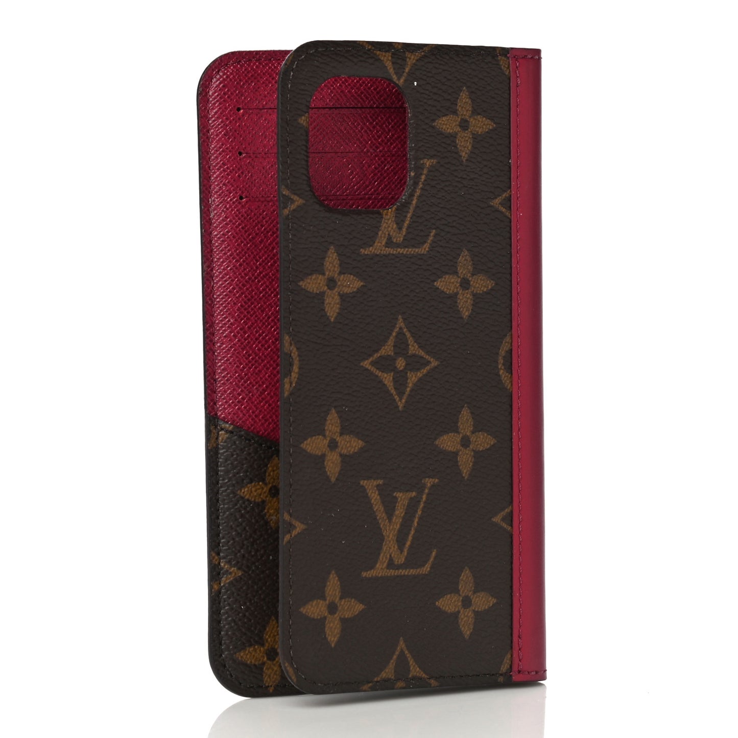 Monogram iPhone 12 Pro Folio Case Fuchsia