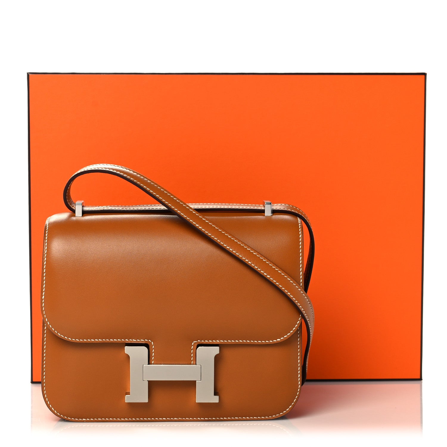 Hermes Veau Butler Constance 18 Natural Sable 11 of 11