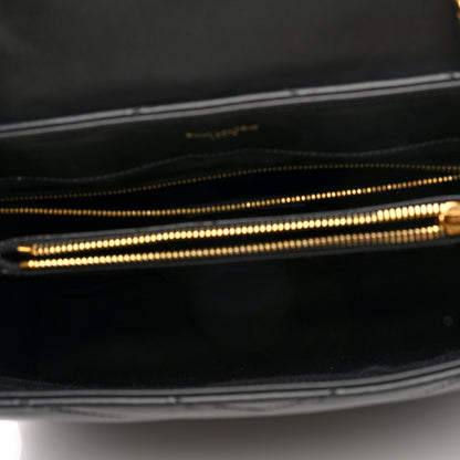 Saint Laurent Calfskin Y Quilted Monogram Medium Loulou Chain Satchel Black 5 of 9
