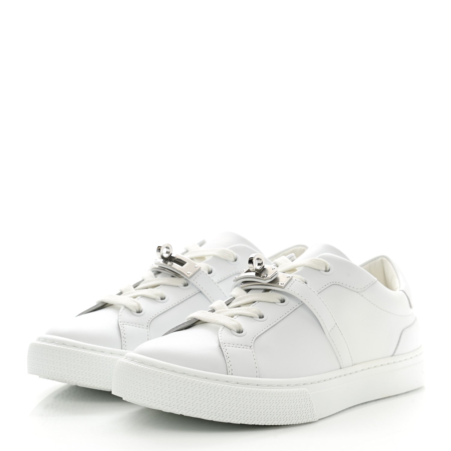 Hermes Calfskin Day Sneakers 36 White 3 of 10