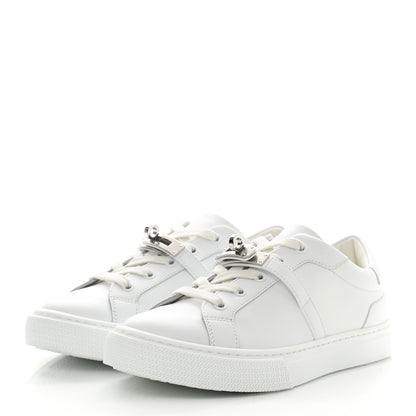 Hermes Calfskin Day Sneakers 36 White 3 of 10