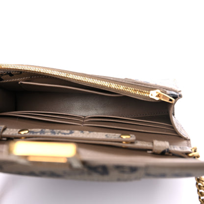 Balenciaga Coated Canvas BB Monogram Allover Logo Hourglass Chain Bag Beige Brown Black 4 of 9