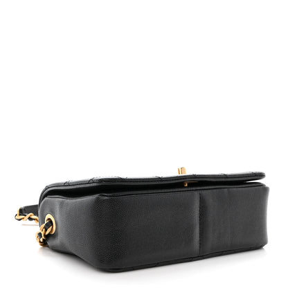 Chanel Caviar Quilted Small Fashion Therapy Flap Bag Black 4 of 11