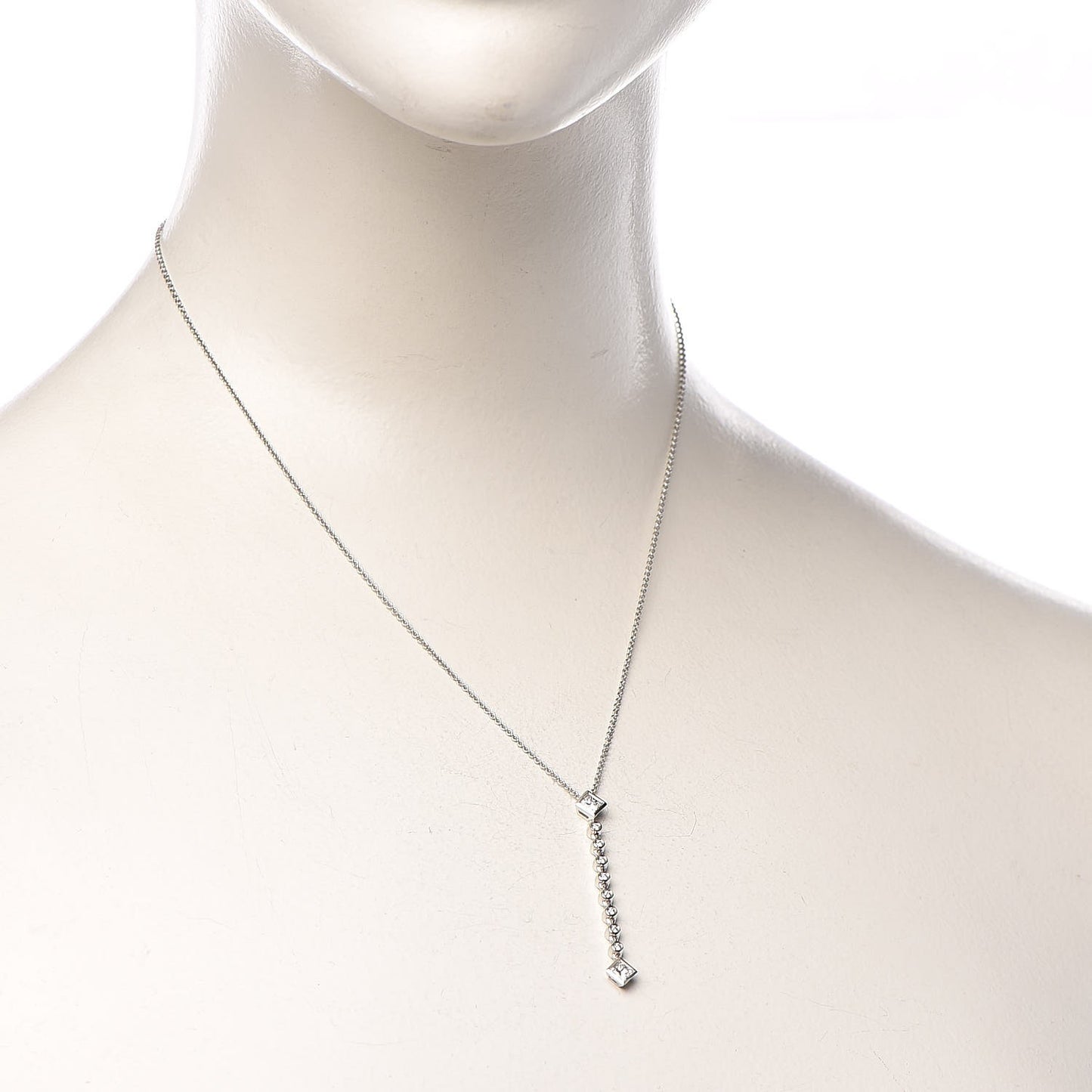 Platinum Diamond Grace Pendant Necklace