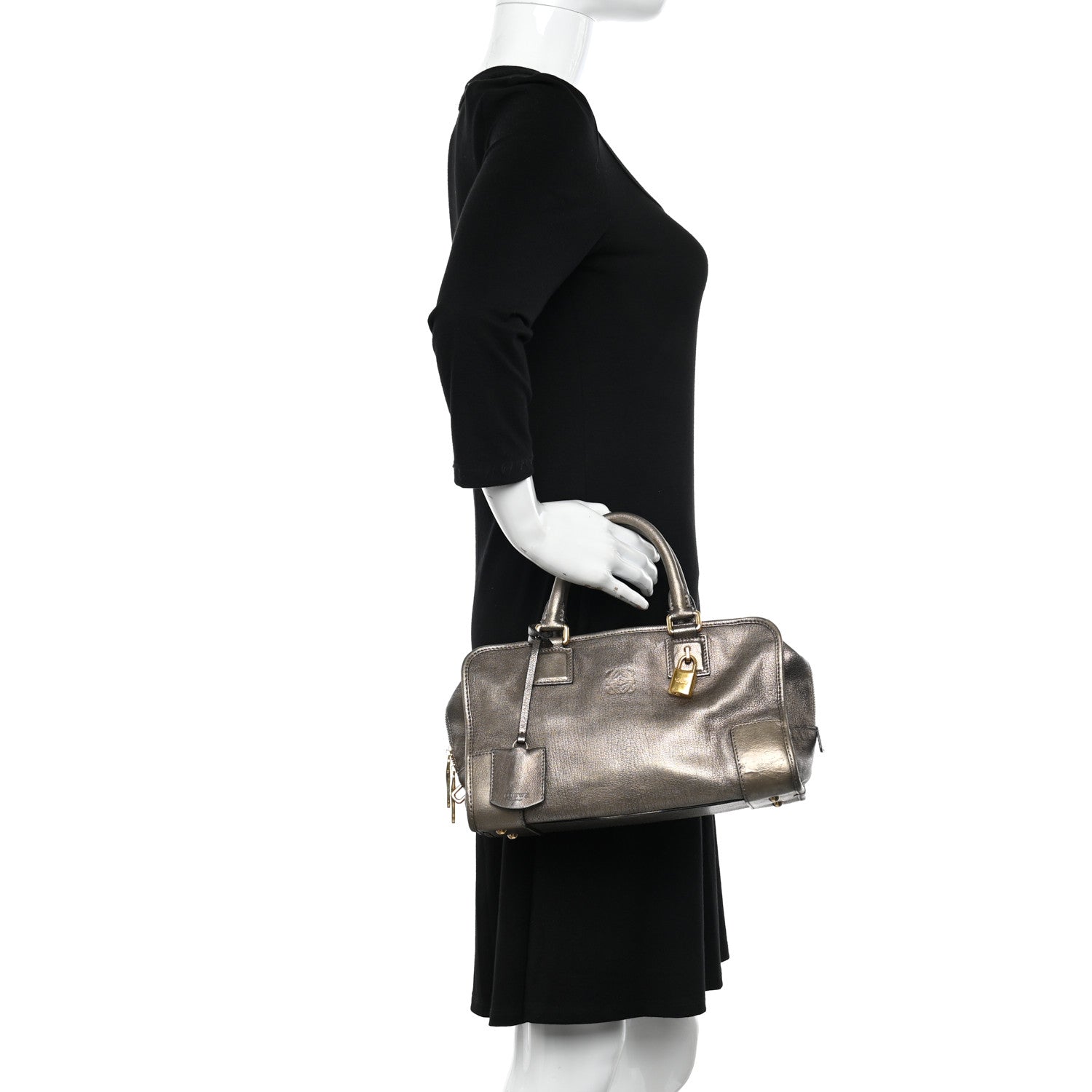 Loewe Metallic Calfskin Amazona 28 Bronze 2 of 18