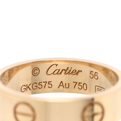 Cartier 18K Yellow Gold 5.5mm LOVE Ring 56 7.5 4 of 5