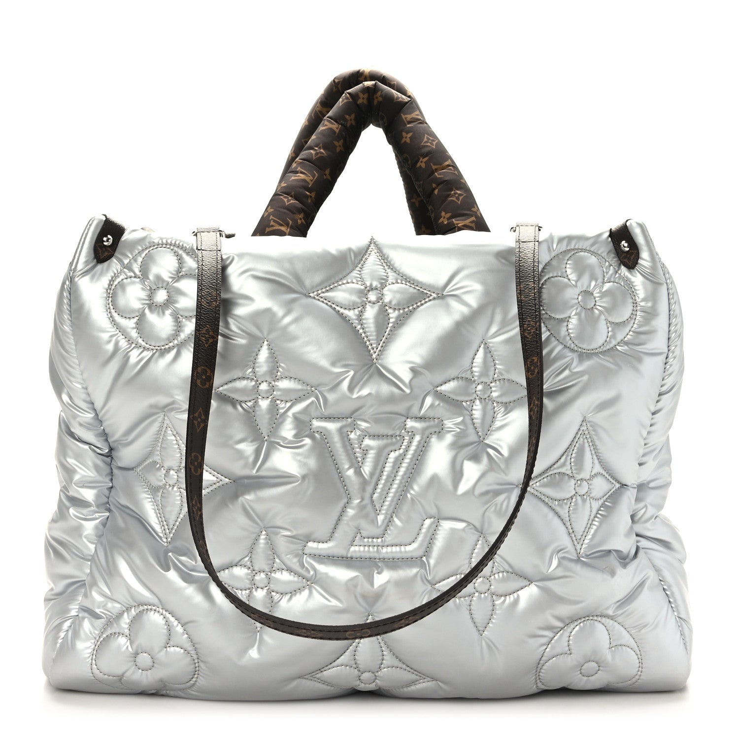 Louis Vuitton Econyl Monogram Pillow Giant Onthego GM Silver 1 of 8