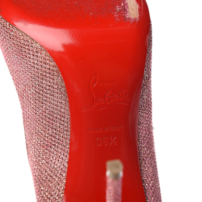 Christian Louboutin Glitter Diams Pigalle Follies 100 Pumps 36.5 Poudre 7 of 9