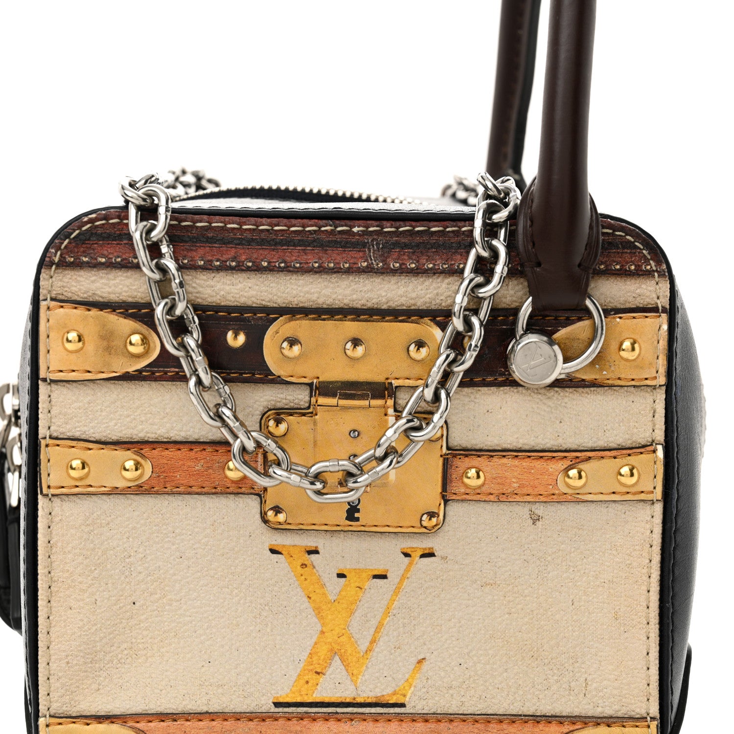 Louis Vuitton Transformed Canvas Time Trunk Square Bag 7 of 9