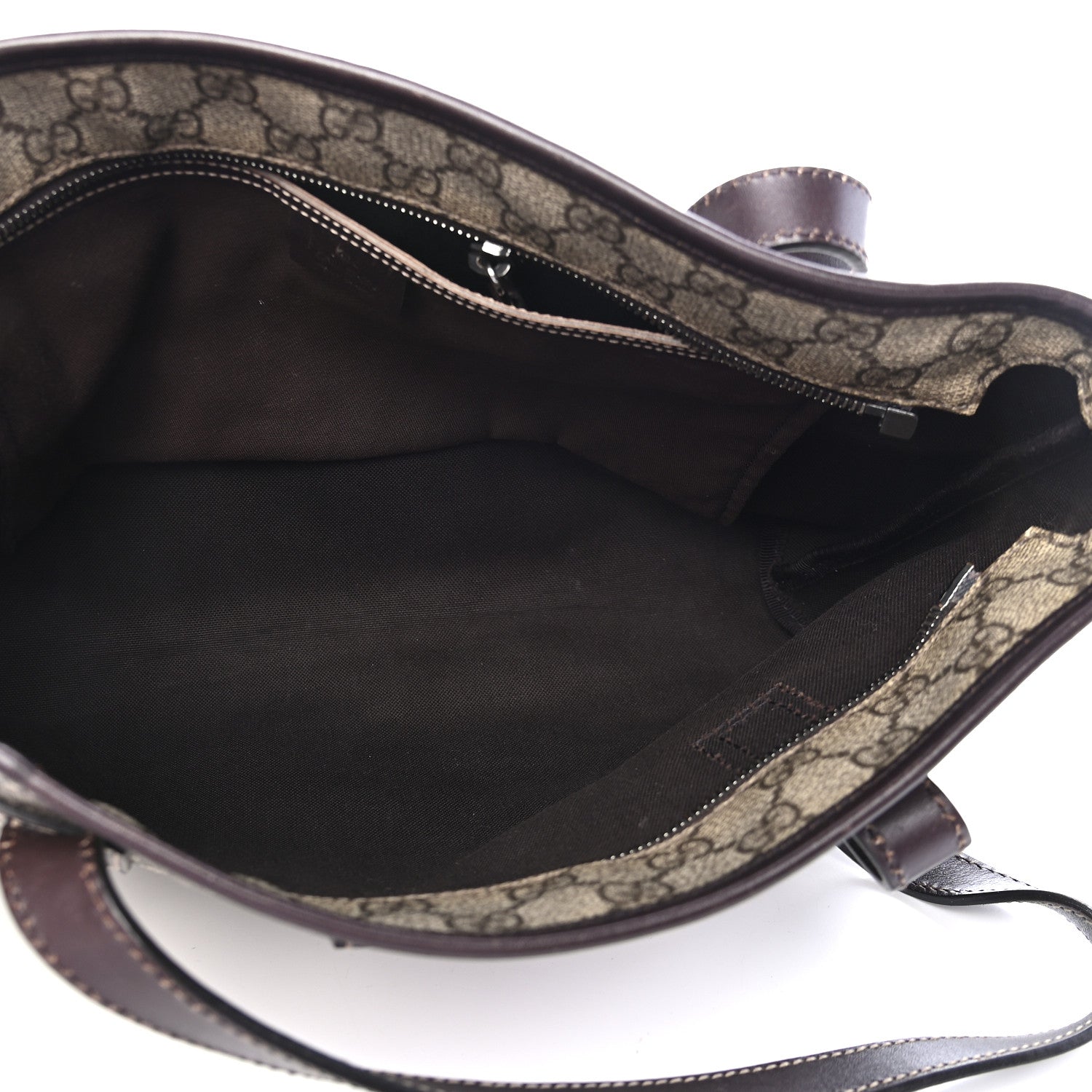 Gucci GG Supreme Monogram Small Joy Tote Dark Brown 5 of 10