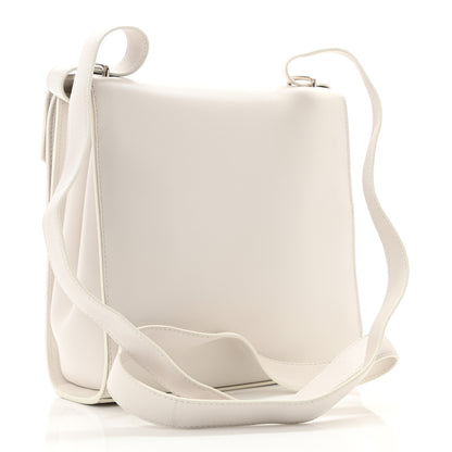 Bottega Veneta Box Calfskin Nappa Clip Bag Chalk 2 of 9
