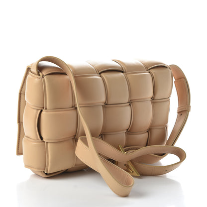 Bottega Veneta Nappa Maxi Intreccio Padded Cassette Crossbody Bag Almond 3 of 9