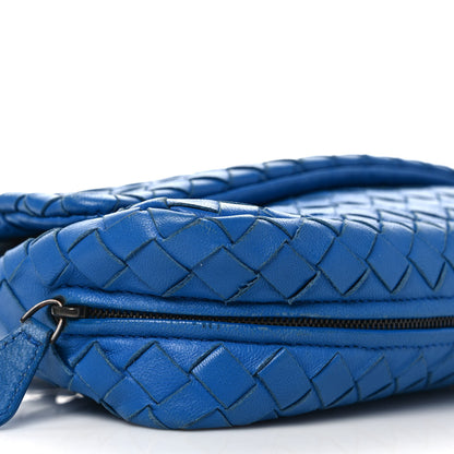 Bottega Veneta Nappa Intrecciato Small Chain Crossbody Cobalt 8 of 12