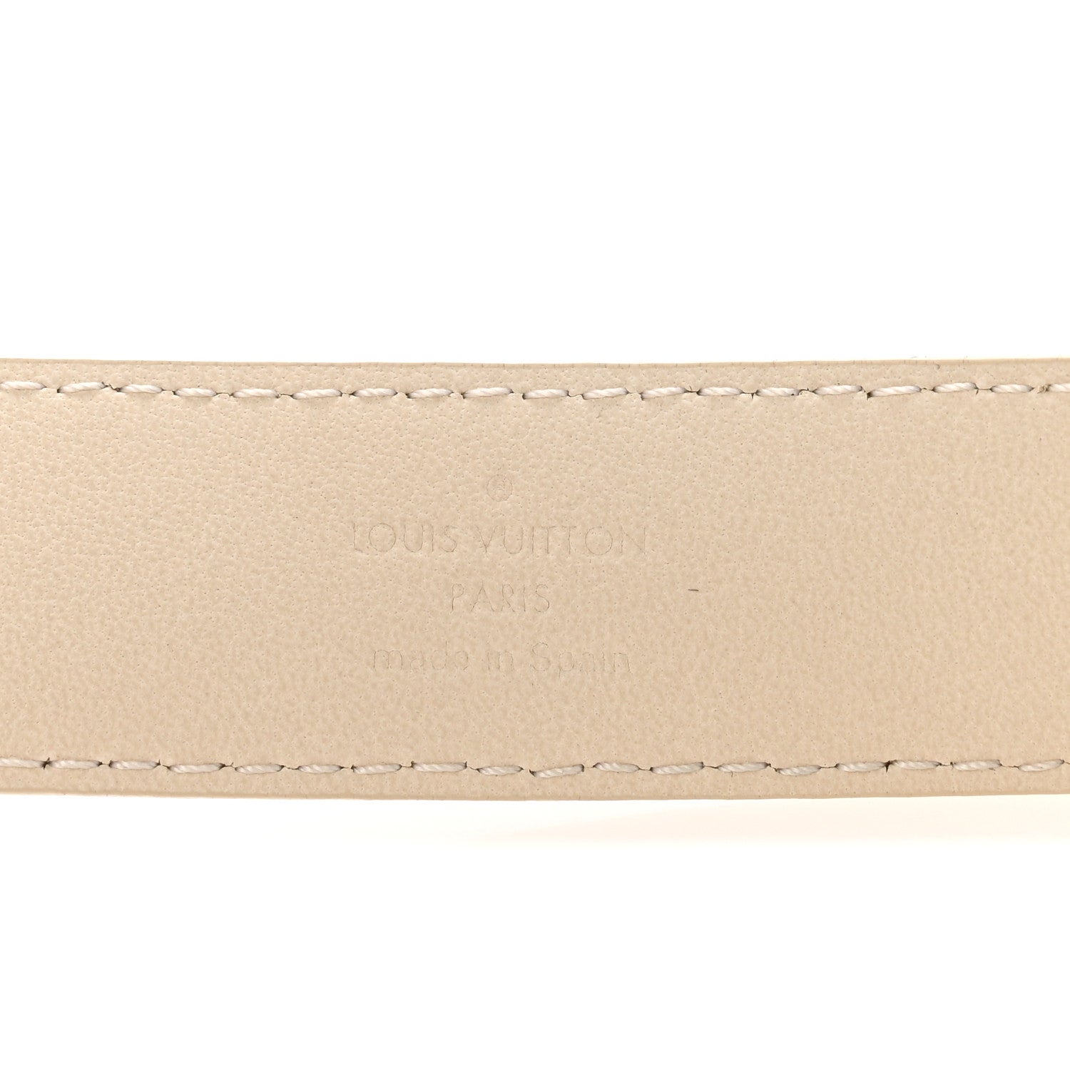 Louis Vuitton Damier Azur LV Initiales Belt 80 32 5 of 9