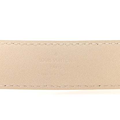 Louis Vuitton Damier Azur LV Initiales Belt 80 32 5 of 9