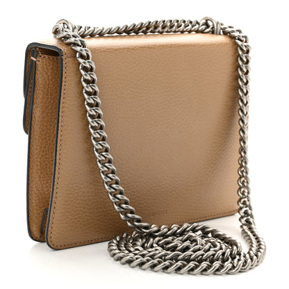 Gucci Dollar Calfskin Crystal Mini Dionysus Shoulder Bag Natural Tan Black Diamond 3 of 10
