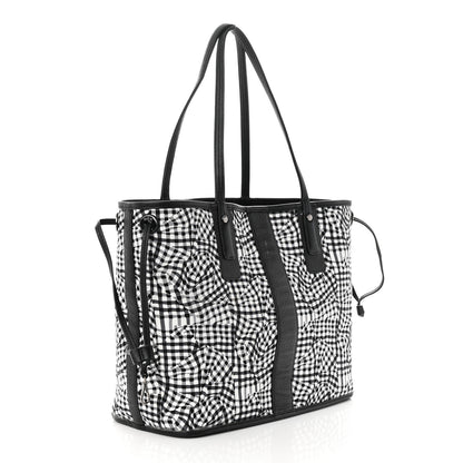 MCM Visetos Medium Liz Reversible Shopper Tote Black 5 of 17
