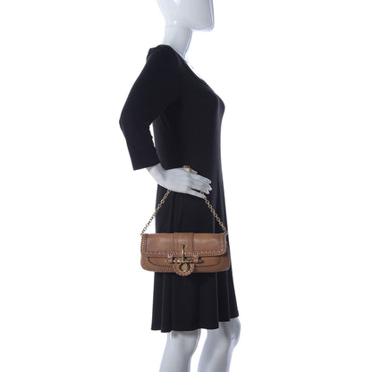 Gucci Calfskin Snaffle Bit Evening Bag Brown 2 of 19