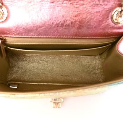Chanel Metallic Goatskin Quilted Mini 2.55 Reissue Flap Multicolor 5 of 10