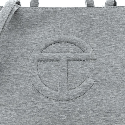 Telfar X UGG Fleece Medium Shopping Bag Grey 10 of 13