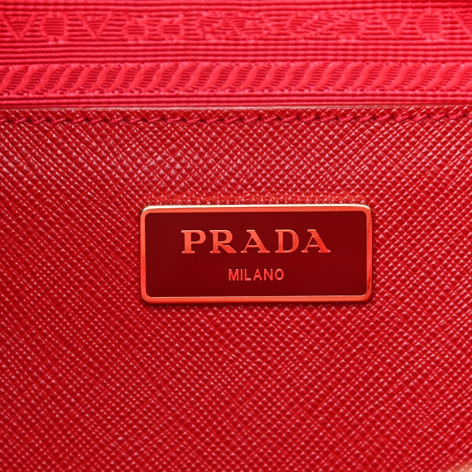 Prada Saffiano Medium Galleria Double Zip Tote Fuoco 7 of 12