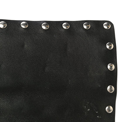 Valentino Garavani Metallic Nappa Rockstud Spike Wallet on Chain Silver 11 of 16