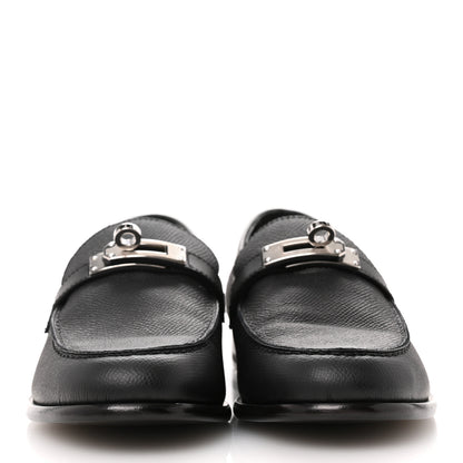 Hermes Epsom Womens Destin Loafer 36 Black 3 of 11