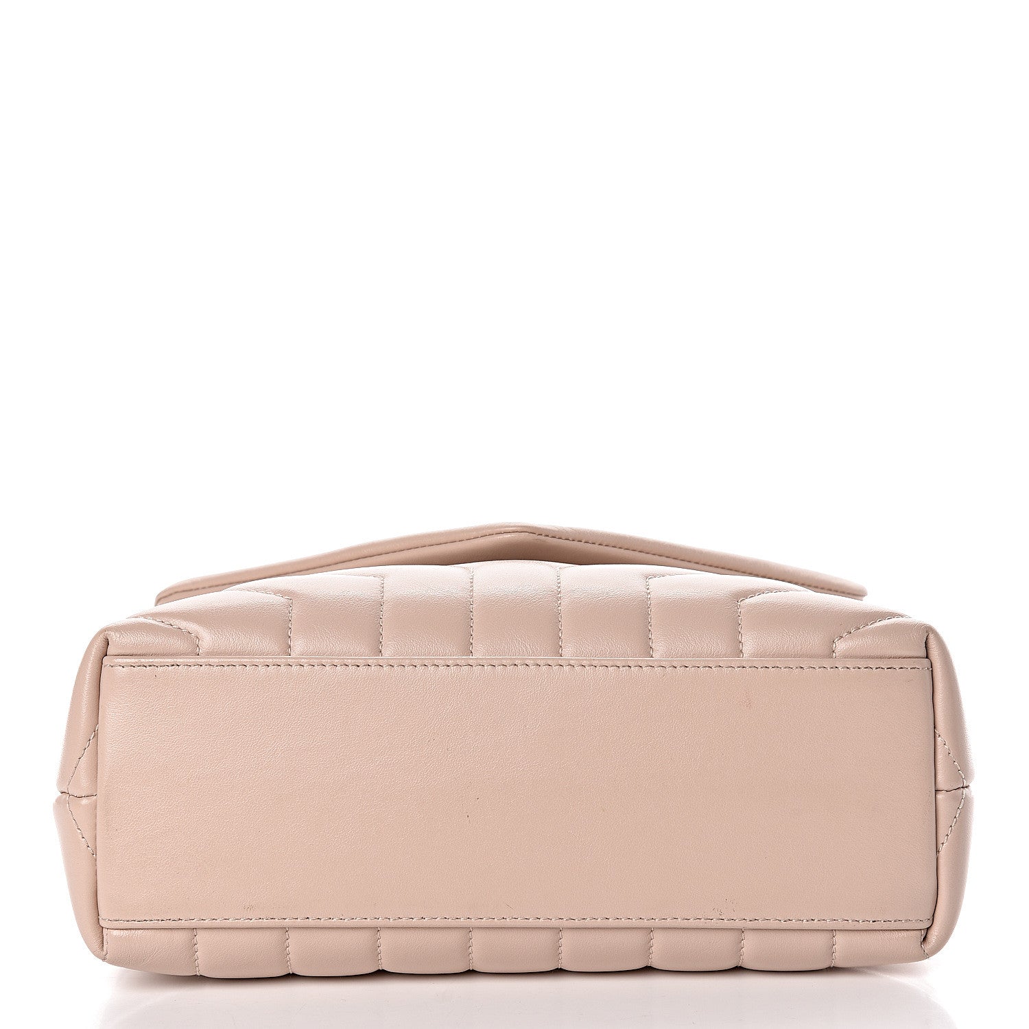 Saint Laurent Calfskin Y Quilted Monogram Small Loulou Chain Satchel Nude Powder 20 of 21