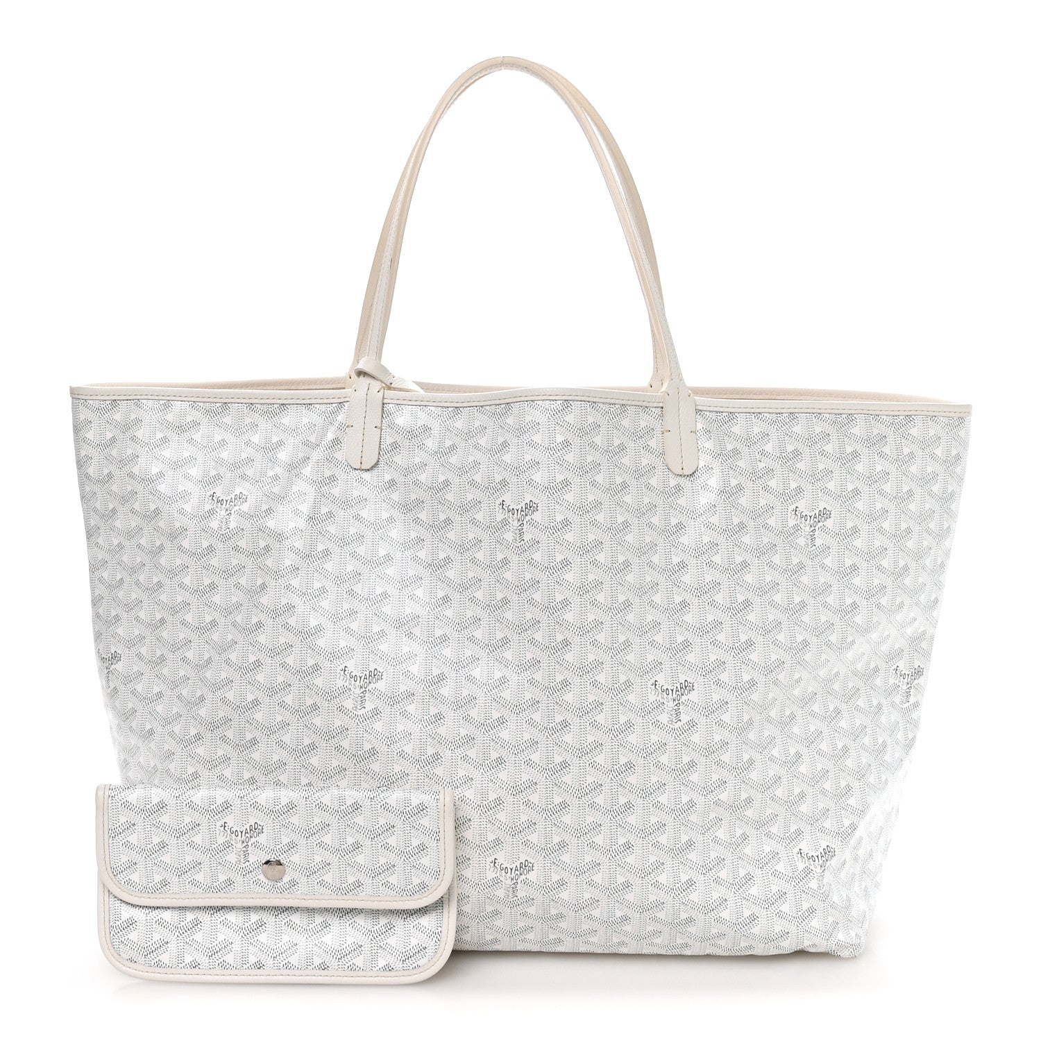 Goyard Goyardine Saint Louis GM White 2 of 10