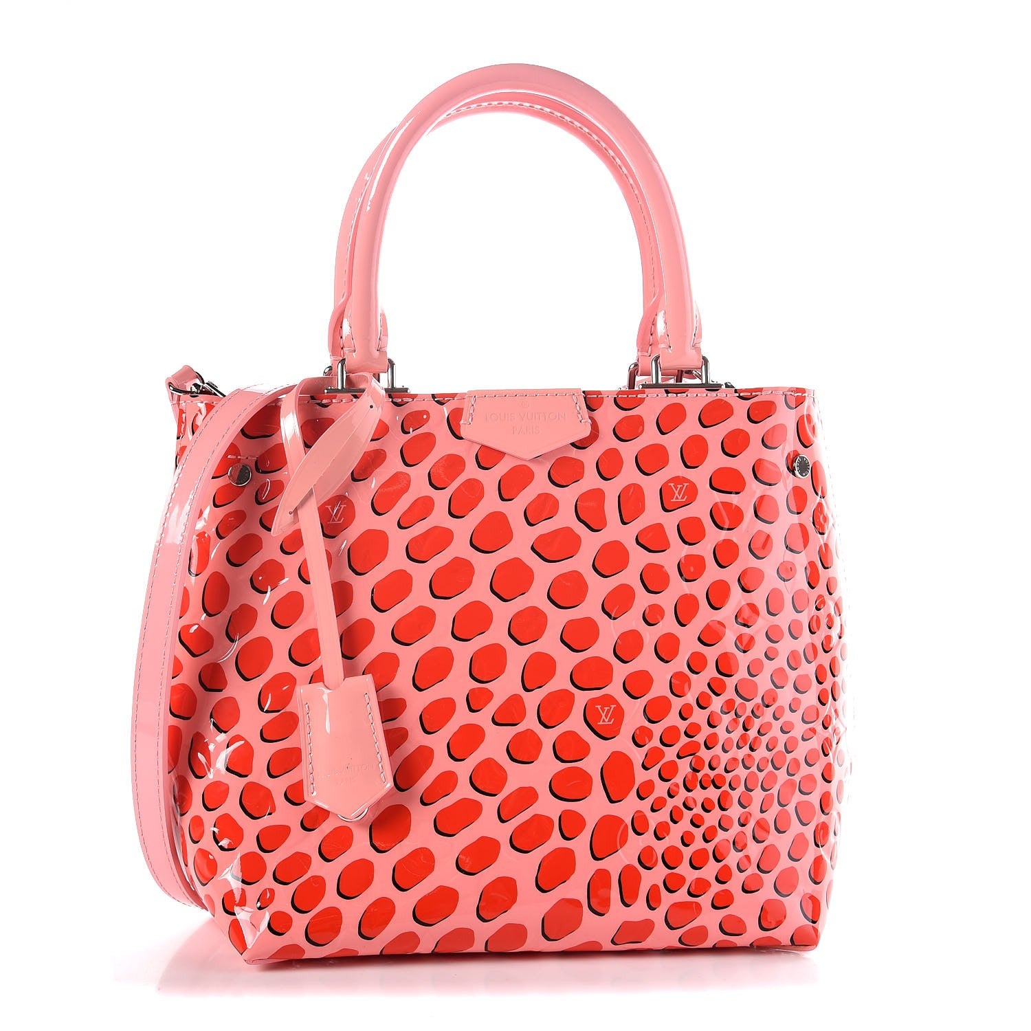 Louis Vuitton Vernis Jungle Dots Open Tote Sugar Pink Poppy 1 of 8