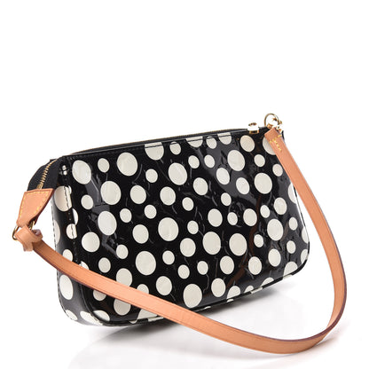 Louis Vuitton Vernis Kusama Infinity Dots Pochette Accessories Black 3 of 10