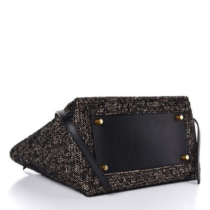 Celine Tweed Calfskin Small Belt Bag Black 4 of 7
