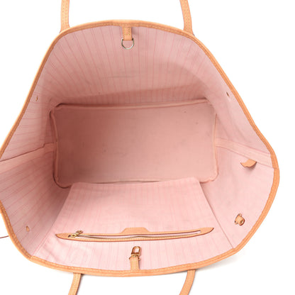 Louis Vuitton Damier Azur Neo Neverfull GM Rose Ballerine 5 of 17