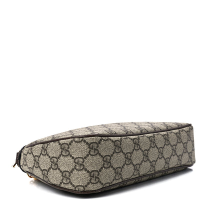 Gucci GG Supreme Monogram Textured Dollar Calfskin Web Small Ophidia GG Handbag Beige Ebony New Acero 4 of 11