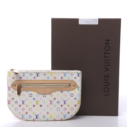 Louis Vuitton Monogram Multicolor Pochette Plate GM White 9 of 9