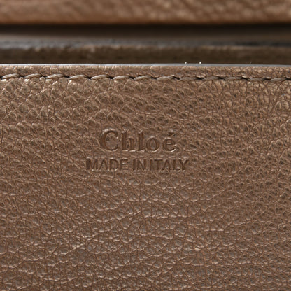 Chloe Metallic Grained Goatskin Nano Drew Shoulder Bag Abstract Gold 6 of 7
