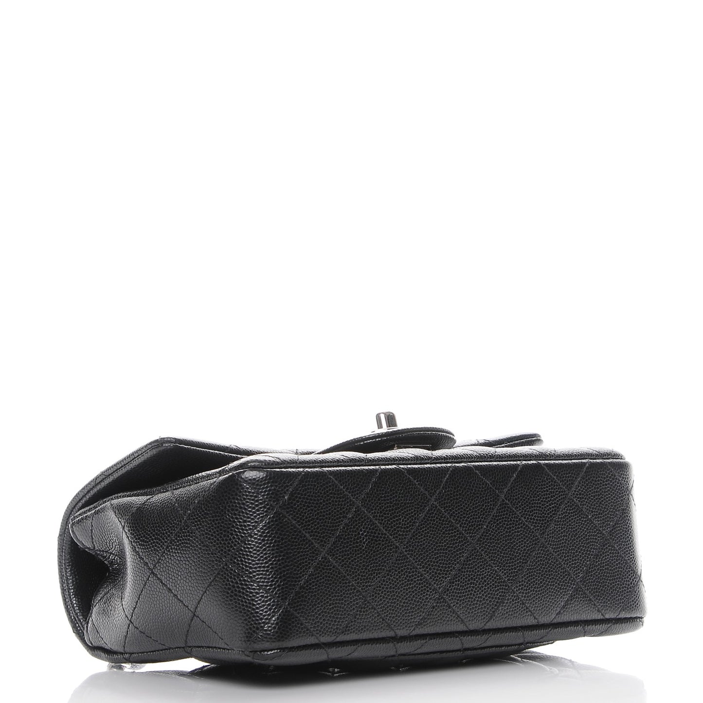 Caviar Quilted Mini Rectangular Flap Black