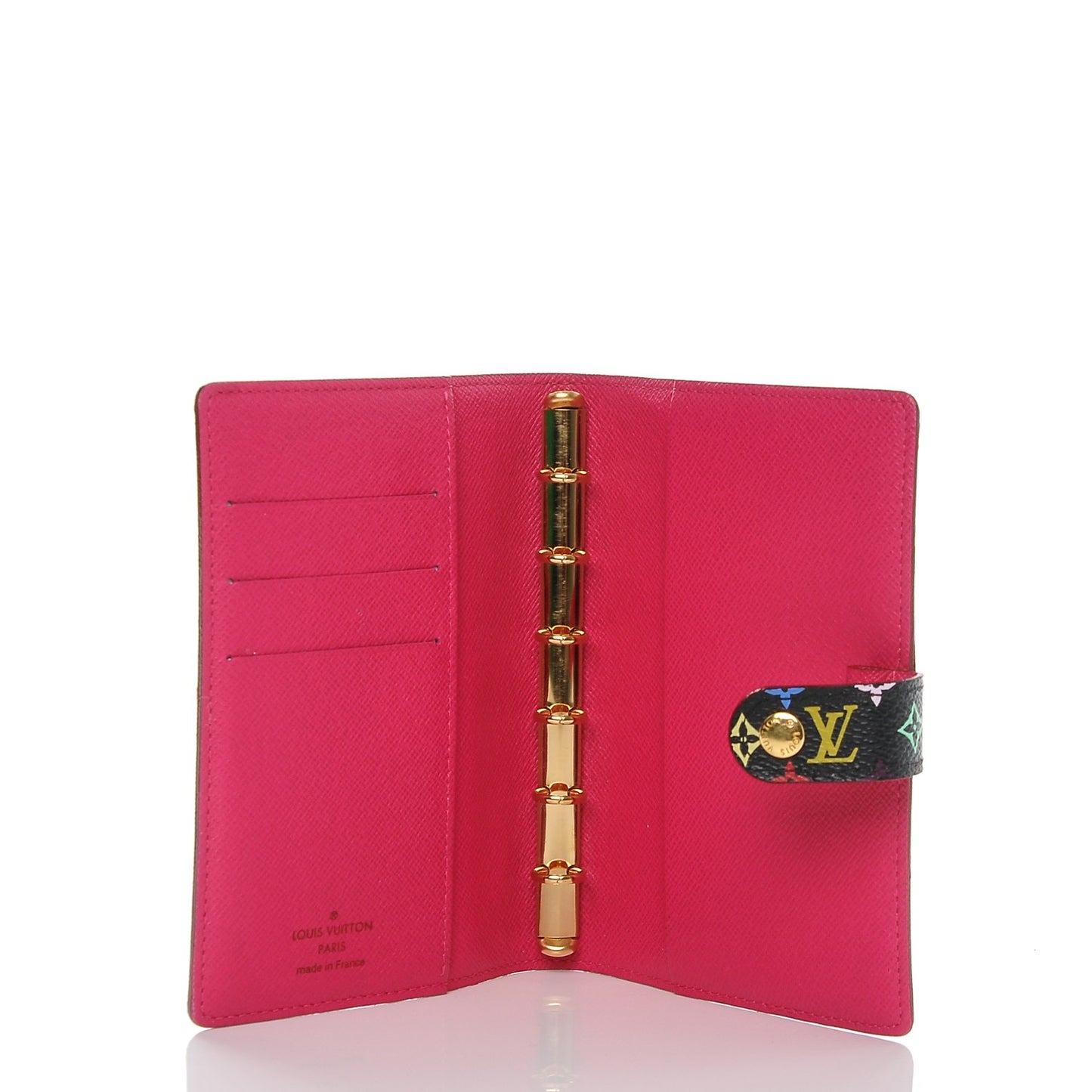 Monogram Multicolor Small Ring Agenda Cover Black Grenade
