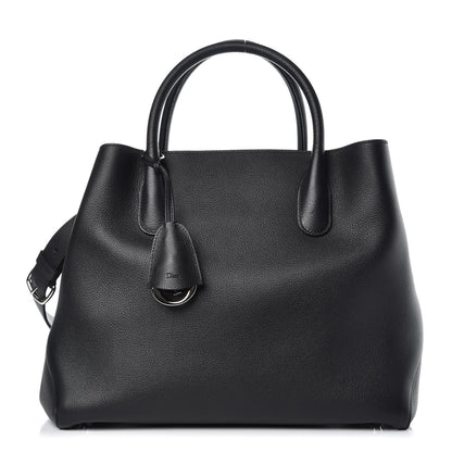 Christian Dior Supple Grained Calfskin Large Open Bar Tote Black 1 of 10