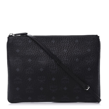 MCM Visetos Medium Crossbody Pouch Black 1 of 10