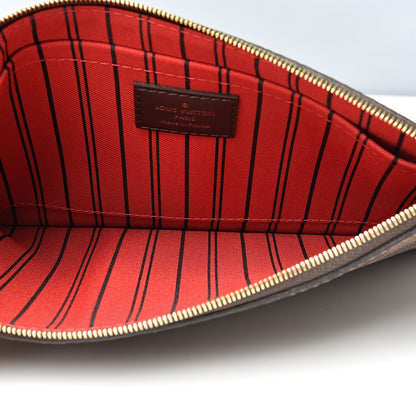 Louis Vuitton Damier Ebene Neverfull MM GM Pochette 4 of 6