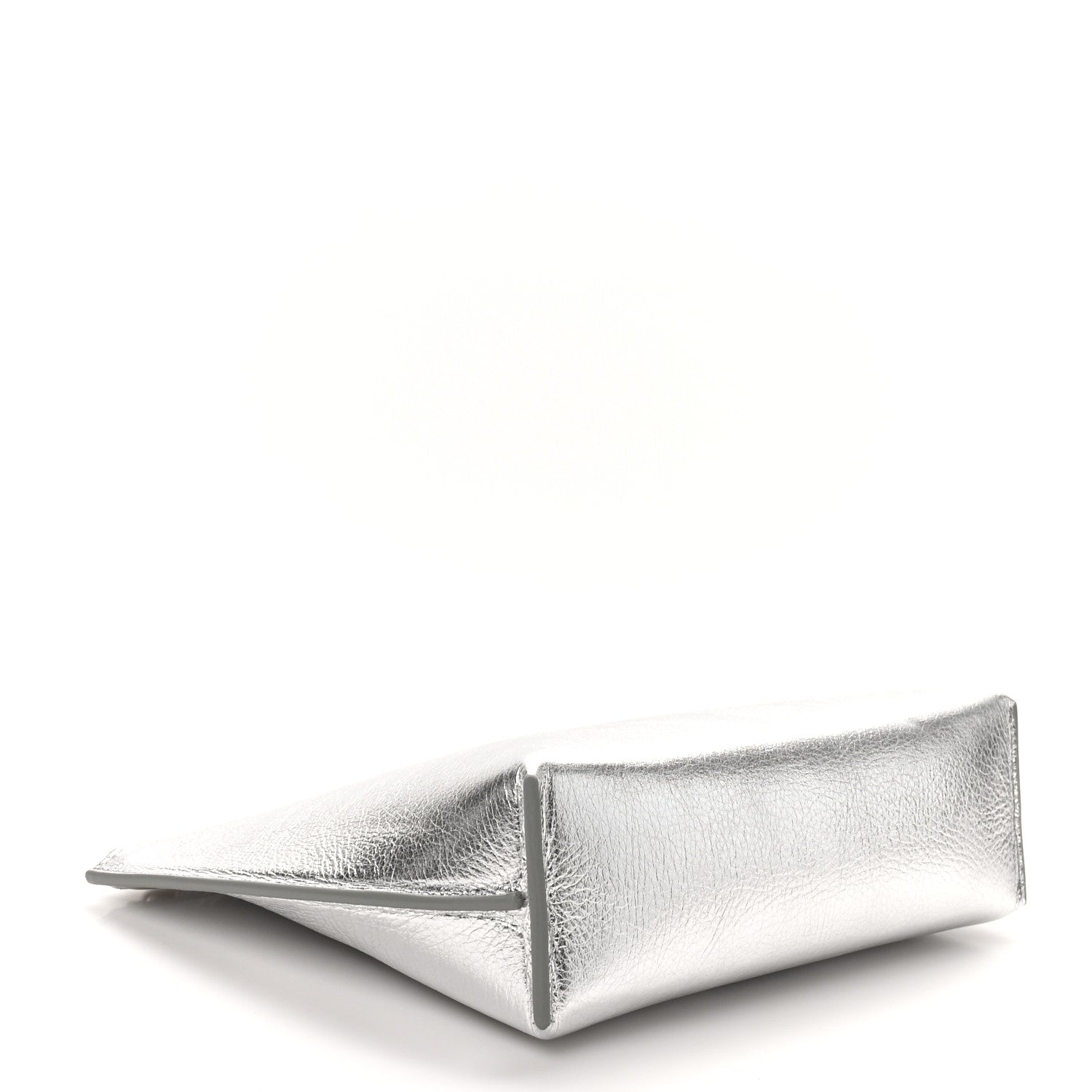 Givenchy Metallic Calfskin 4G Liquid Pouch Silver 4 of 8