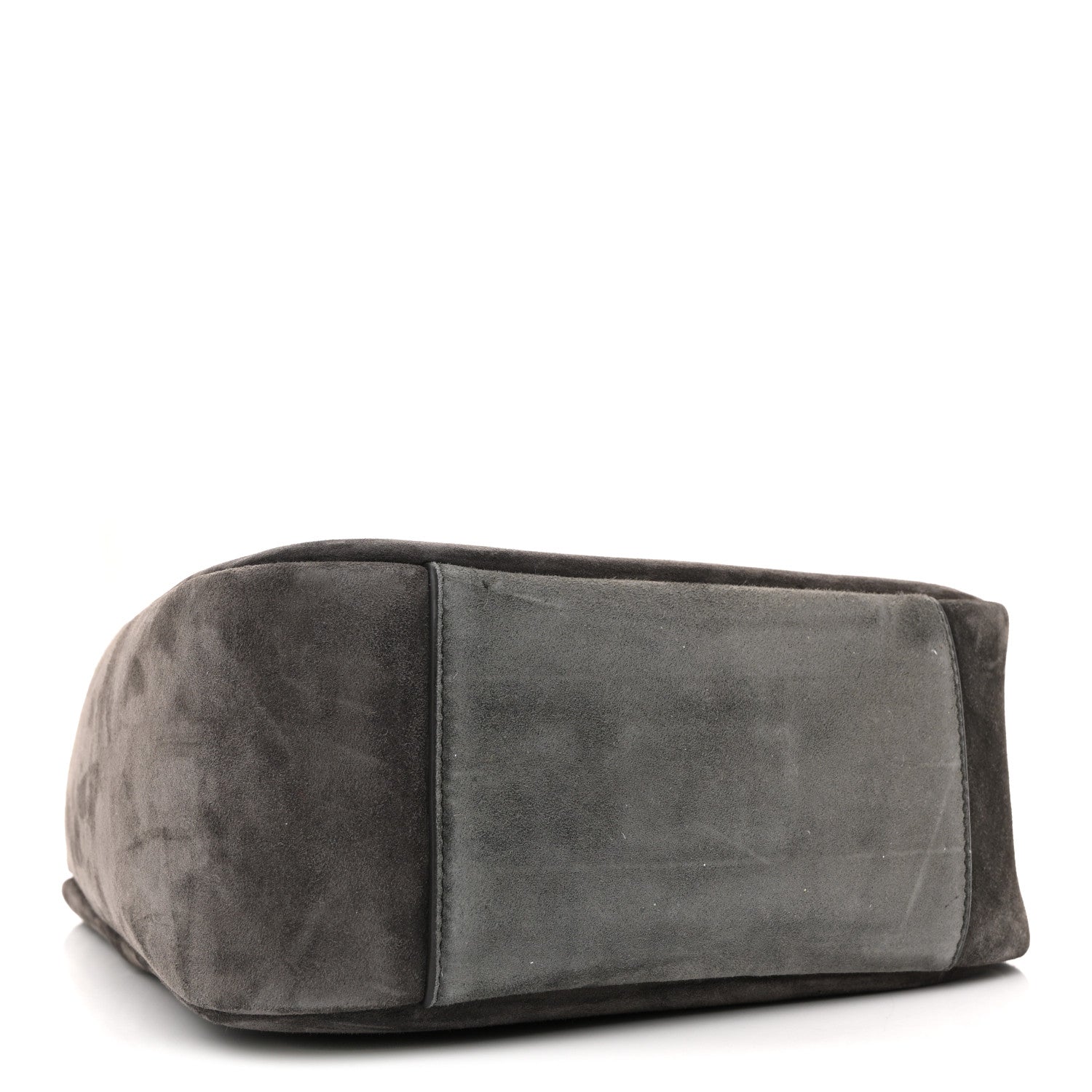 Saint Laurent Suede Small Le 5 A 7 Soft Hobo Urban Grey 5 of 13
